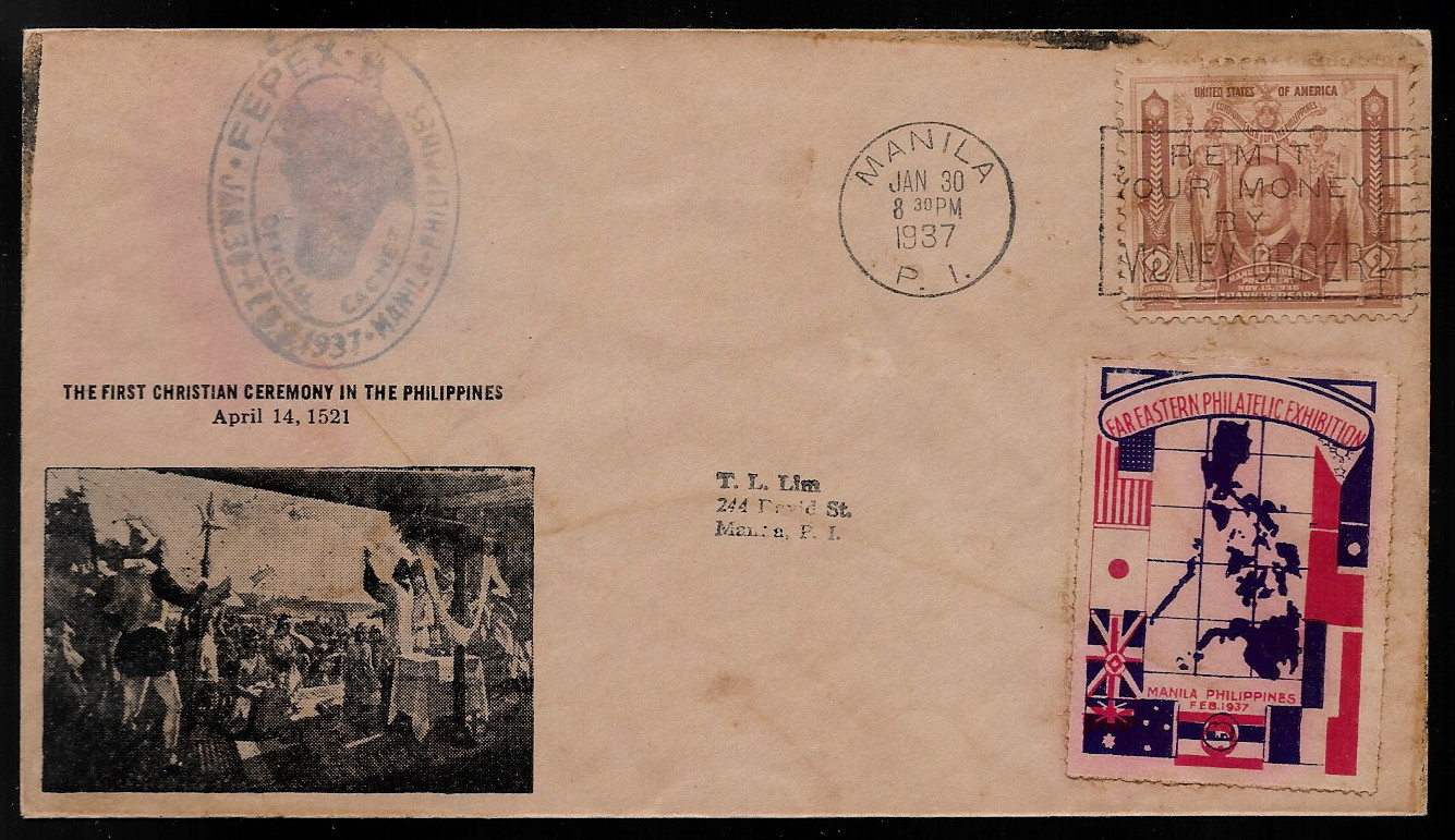 Philippines 1937 Cachet 